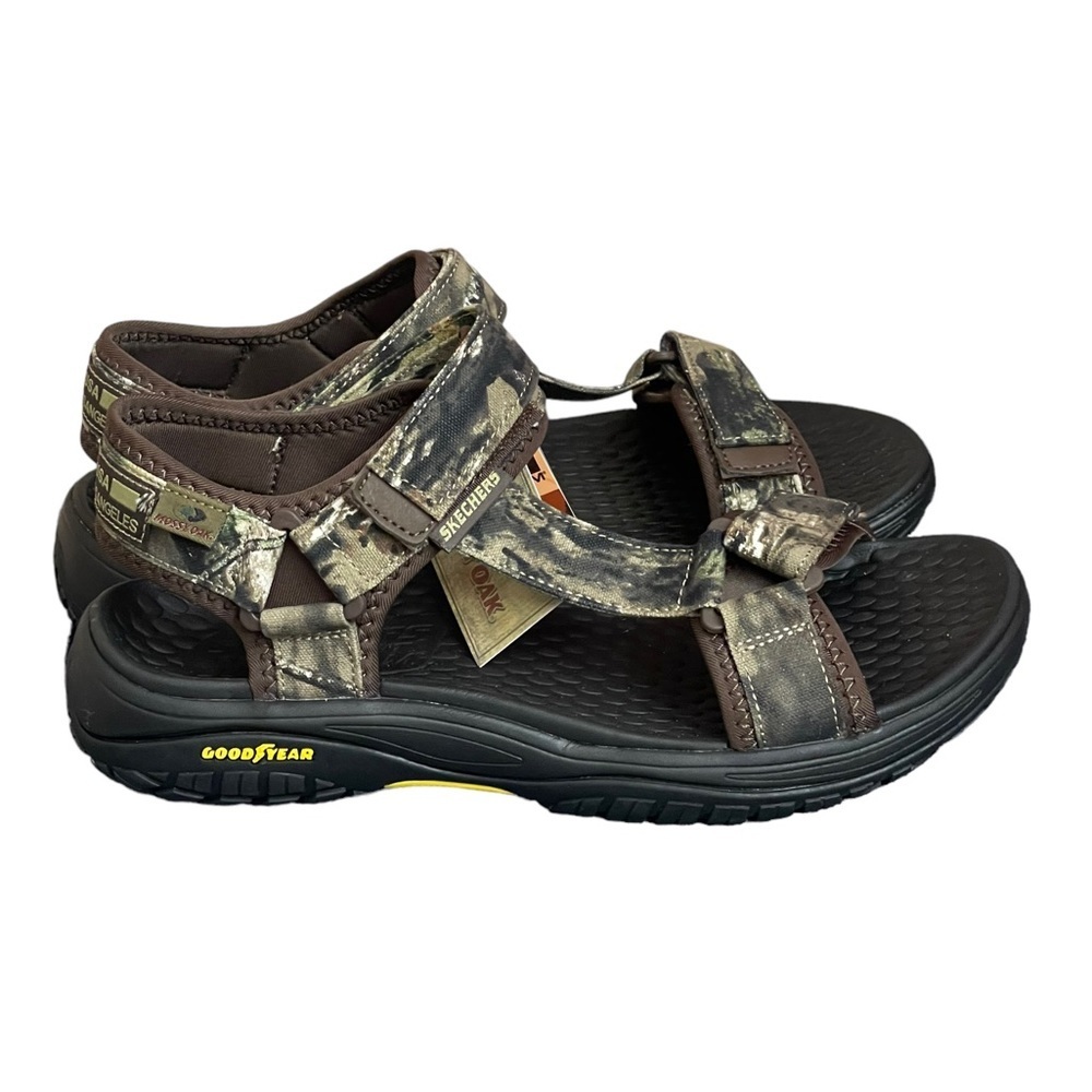NEW Skechers Mens Lomell Rip
Tide Sandals Goodyear Soles
Camo #204351 Size:9 - Picture 4 of 15